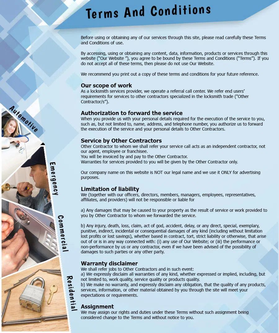 City Locksmith Services Warrington, PA 215-660-1319